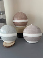 Bougie double éclipse cristalline