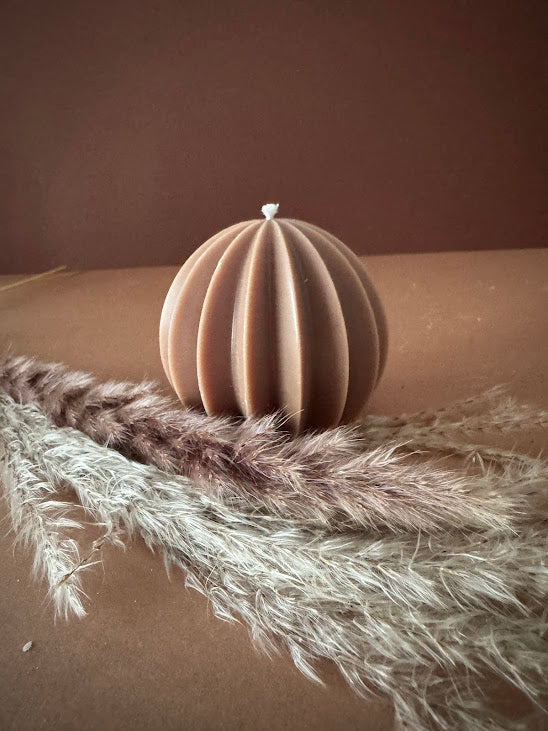 Bougies velours rondes