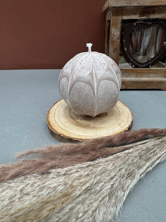 Bougie étoile cristalline