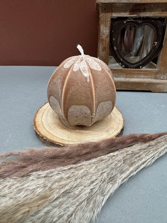 Bougie étoile cristalline