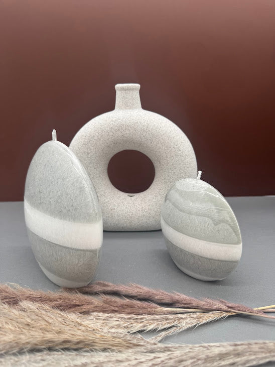 Bougie double éclipse cristalline