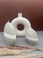 Bougie double éclipse cristalline